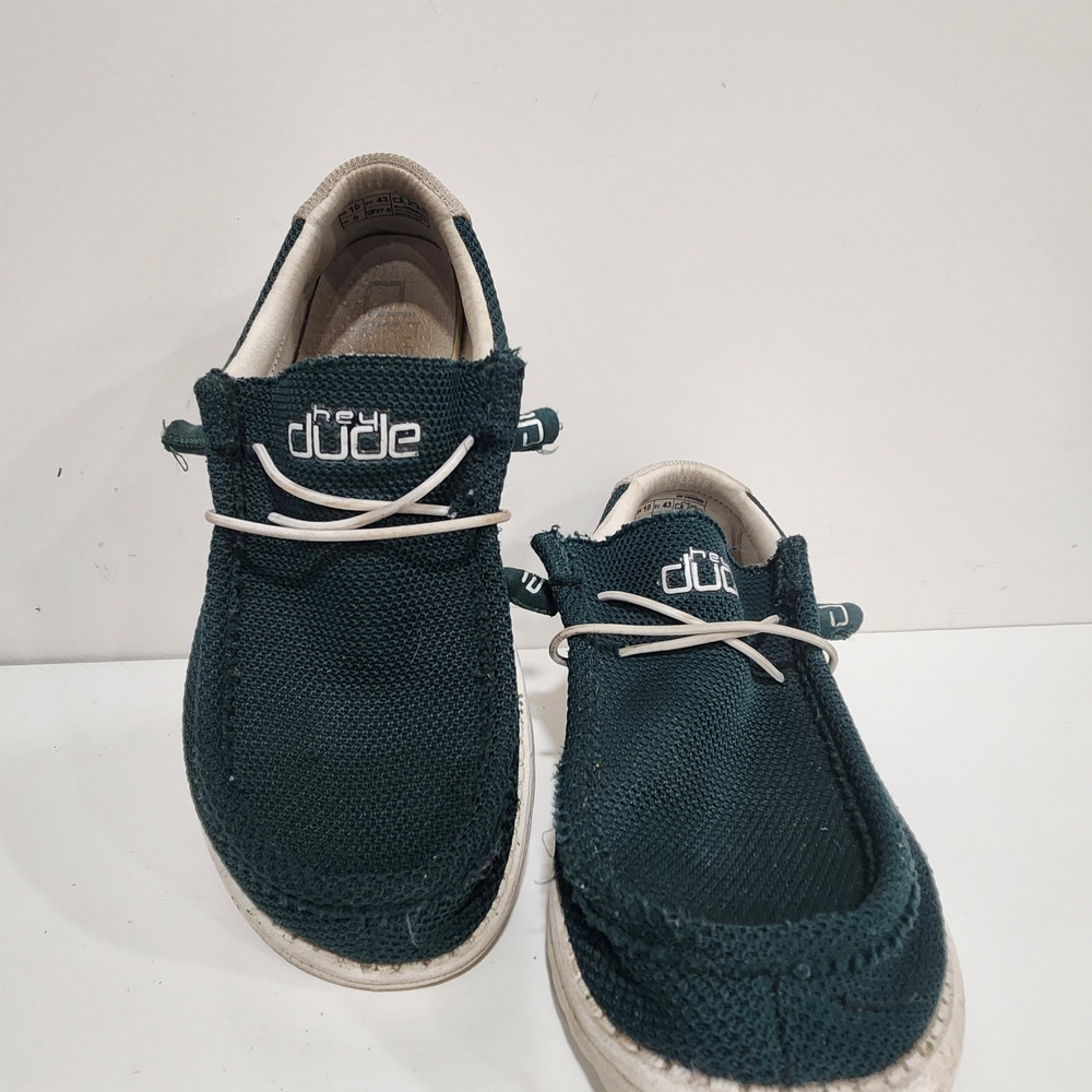 Hey Dude Green Sneakers Casual Comfort